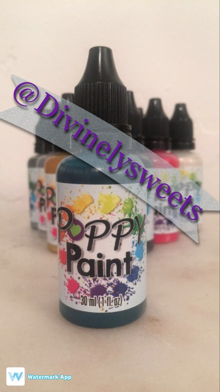 Poppy Paints - Teal Color