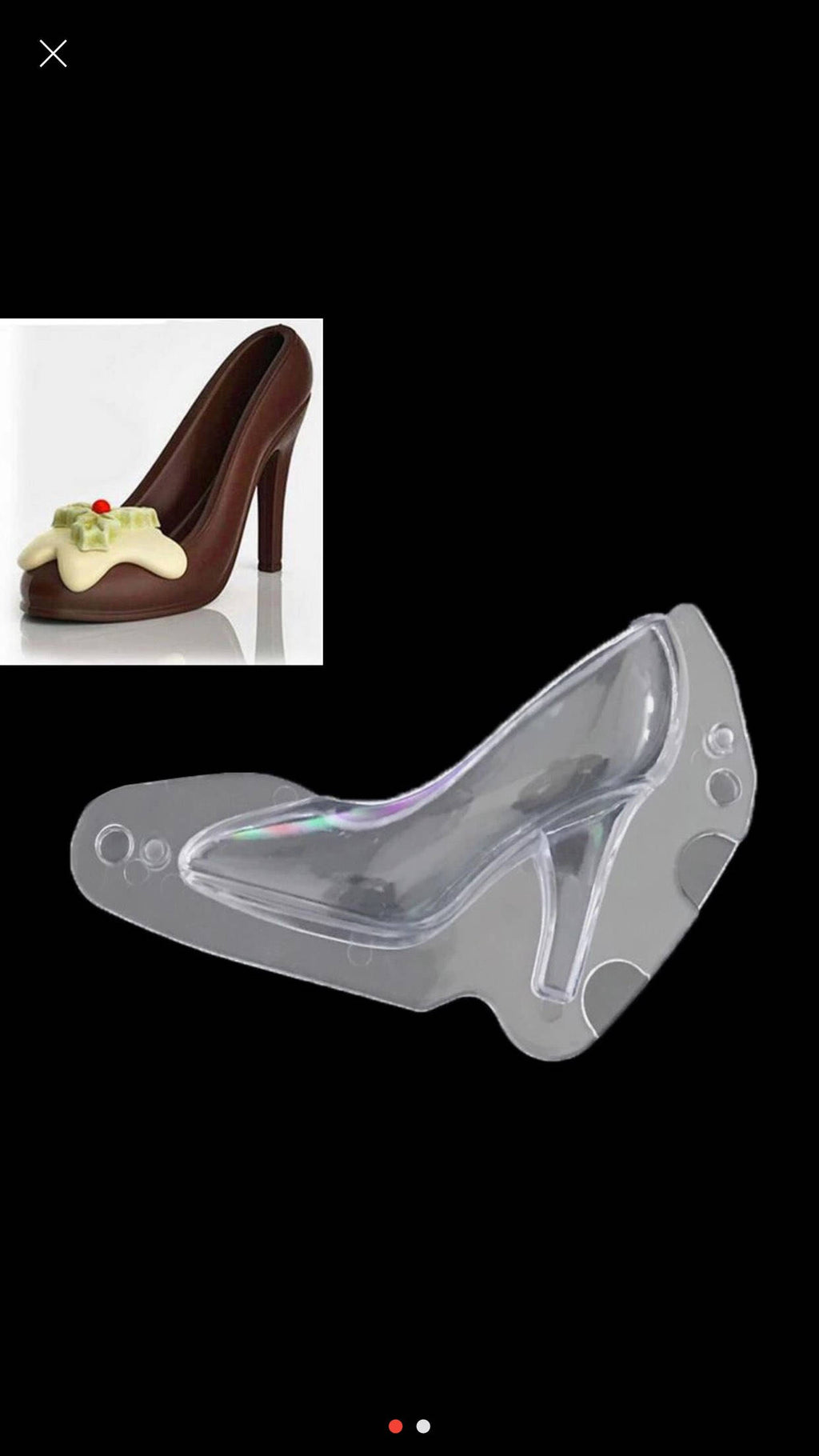 3 d chocolate mould high-heeled shoes mold