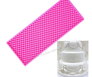 Pearl Cake Lace Mould Fondant Silicone Mold For Cake Decorating