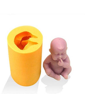 Sitting Baby Silicone Mold