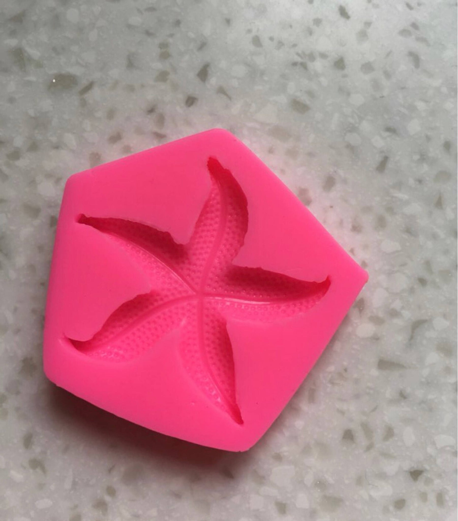 Starfish silicone fondant mold