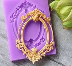 lace frame fondant mold