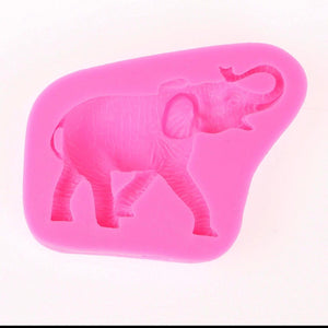 3D Elephant fondant silicone mold