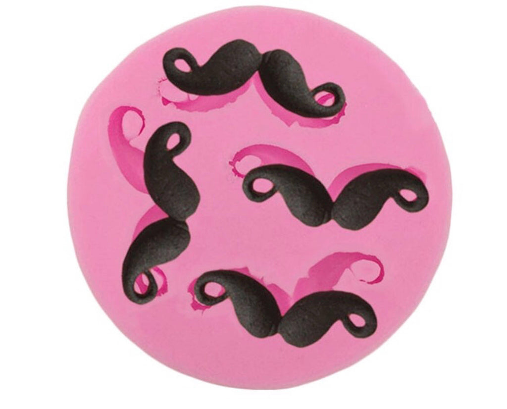 Mini 3D Mustache Silicone Chocolate Mold