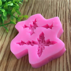 3D Cross leaf  Silicone Fondant Molds