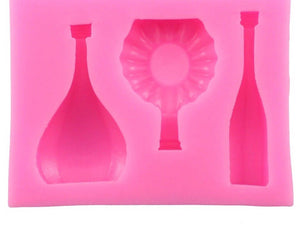 Wine Bottle Glass Silicone Mold