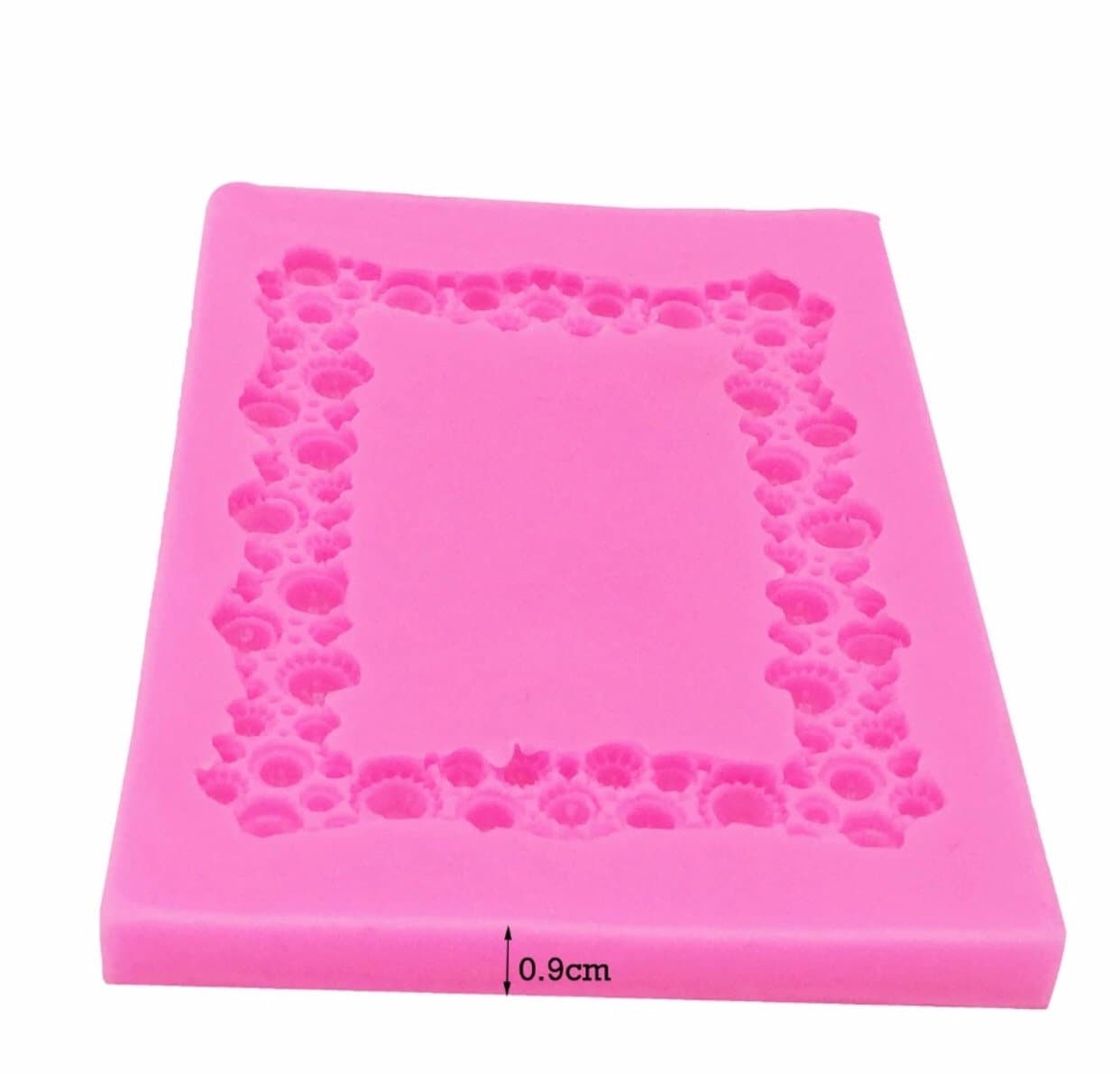 3D Photo frame diamond cake gem Sugarcraft Silicone molds