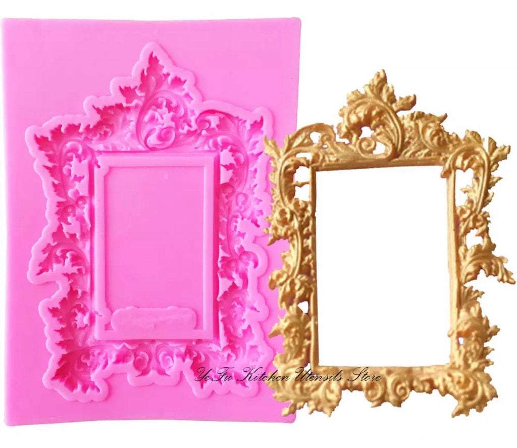 Picture frame silicone mold