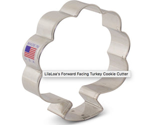 Forward Facing Turkey Cookie Cutter