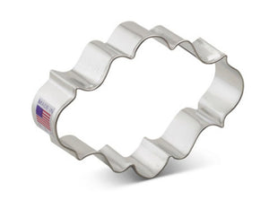 Oval Plaque Cookie Cutter