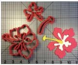Hibiscus Flower Fondant Cutter Set