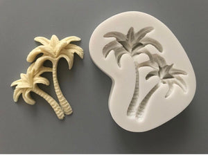 Palm tree silicone mold