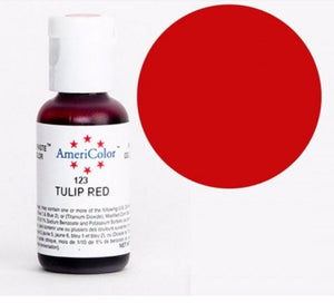 Americolor .75 oz. bottle of Soft Gel Paste  Tulip Red