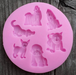 Dog Variety Silicone Mold