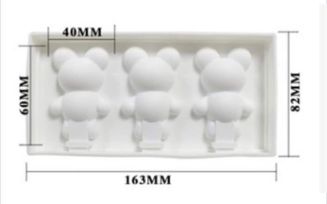 Teddy Bear Cakesicle Mold - Mini