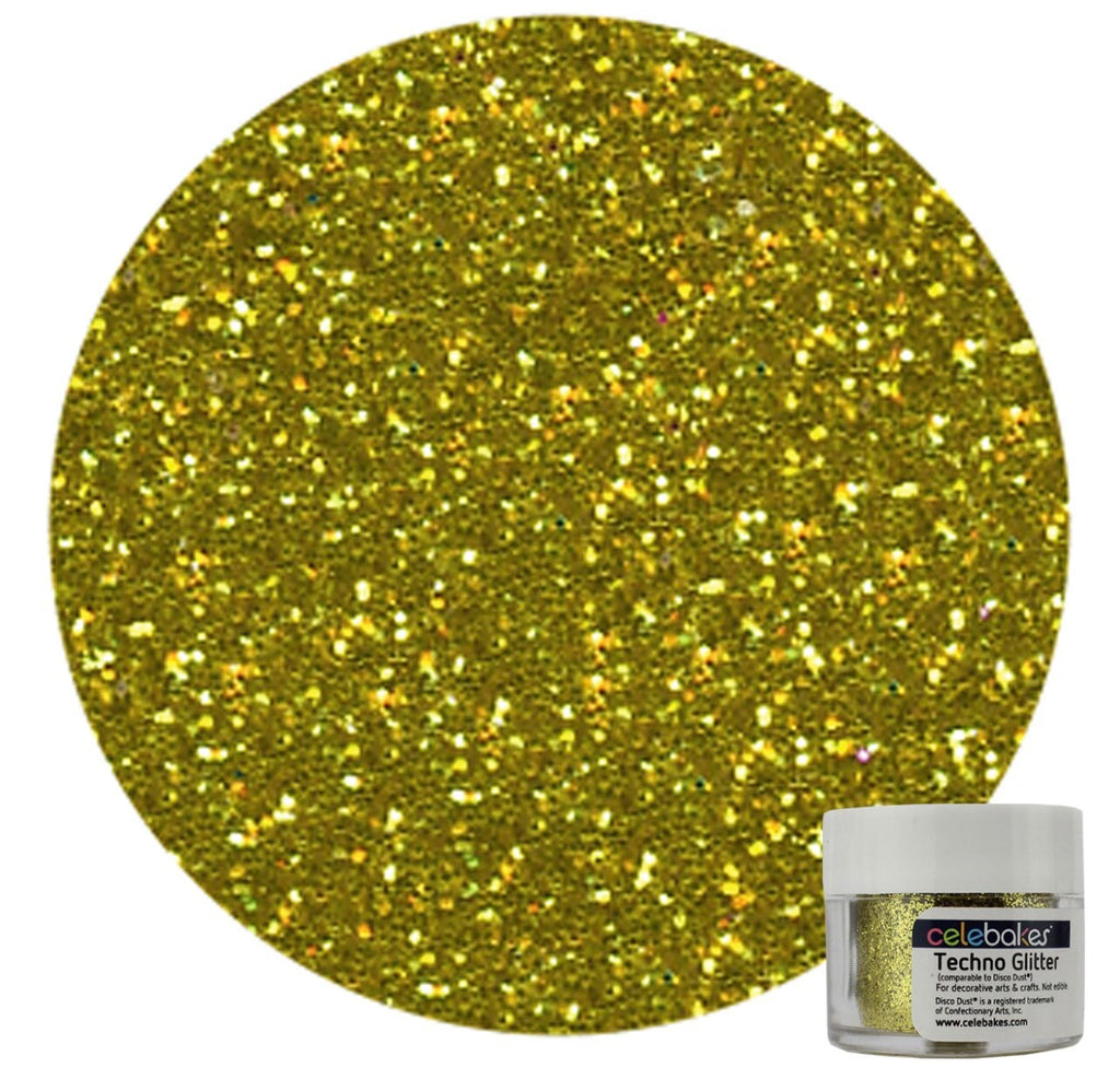 Hologram Nu Gold Techno Glitter