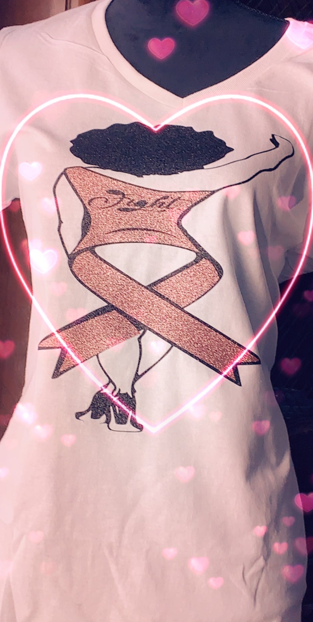 Cancer Fighter Girl T shirt