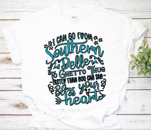 Southern Belle/Bless Your Heart T-shirt