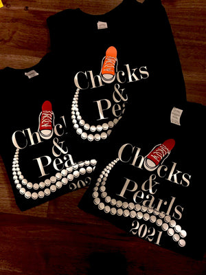 Chucks and Pearls T Shirts