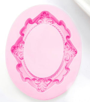 Oval Antique Style Silicone Mold