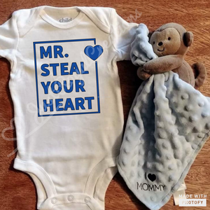 Mr Steal Your Heart Infant Onsie