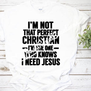 I AM a CHRISTian T shirt