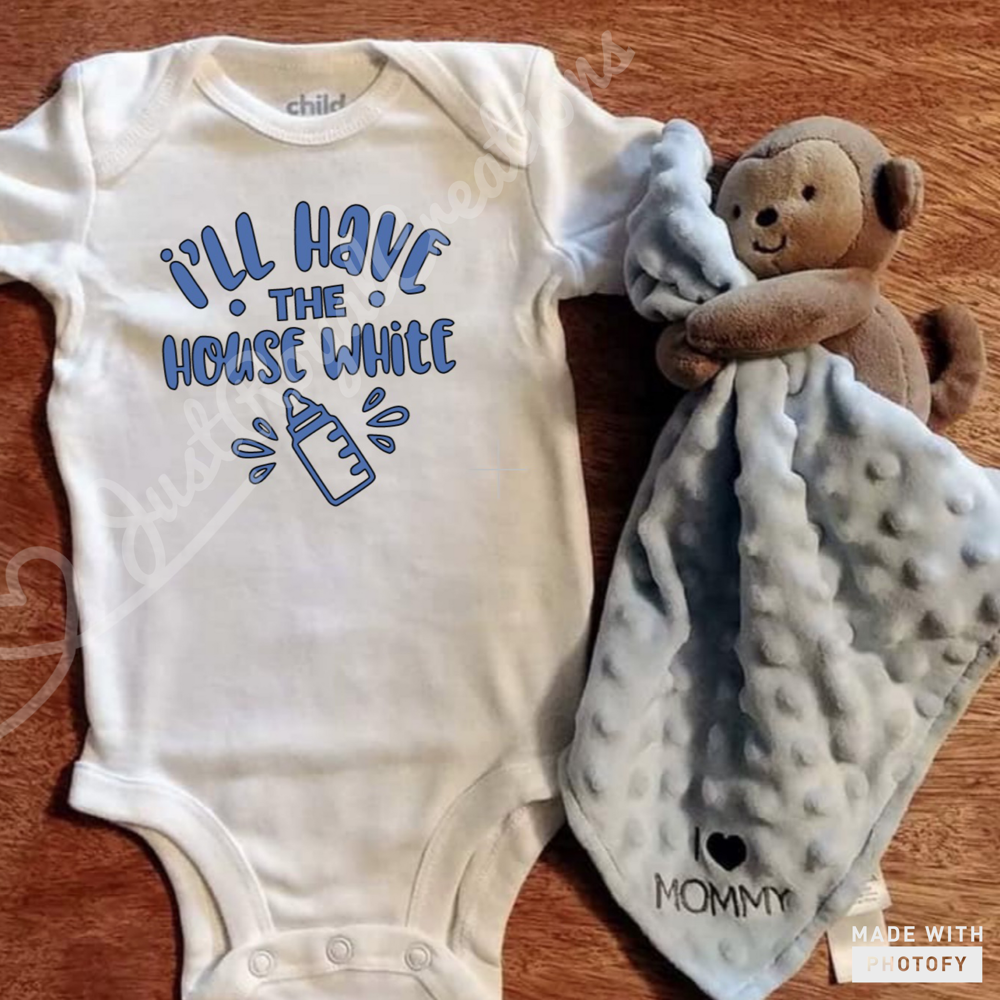 I’ll Have The House White Infant Onesie